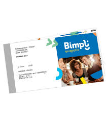 Carnet de titre-restaurant Bimpli