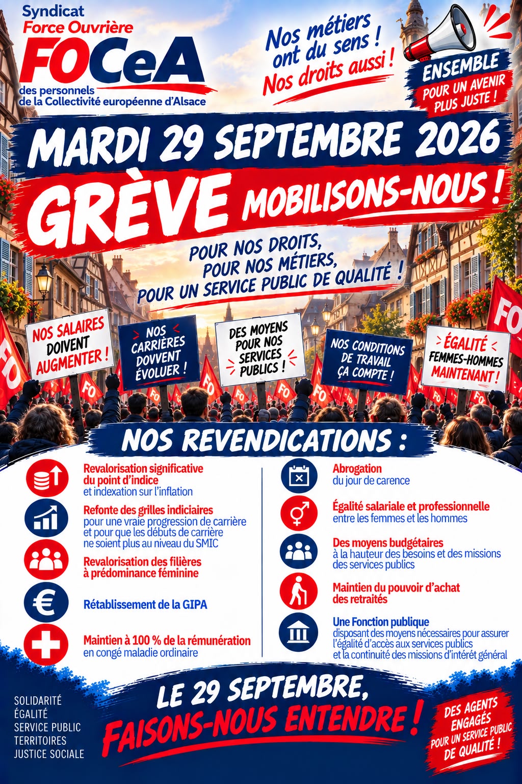 Grève du 29 septembre 2026